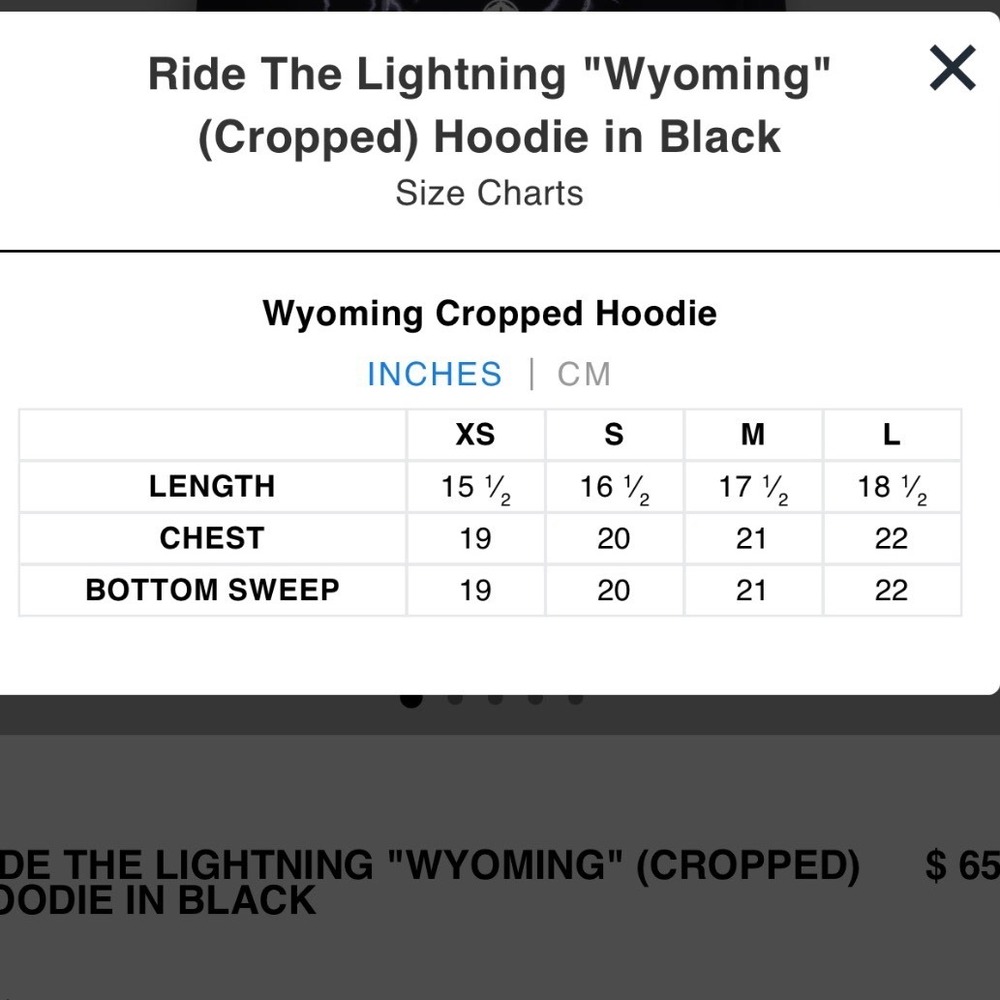 Darc Sport Star Wars Ride Lightning Wyoming Cropped Hoodie size s 216/100 I07 - Picture 3 of 5